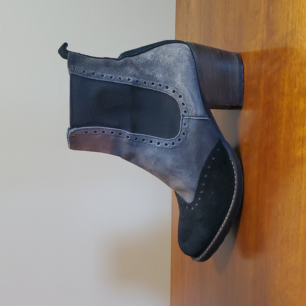 Lav Artigiana Vero Cuoio Suede Ankle Boots Size 36 - Picture 3 of 11